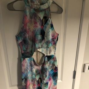 Multi-Color Midi Dress